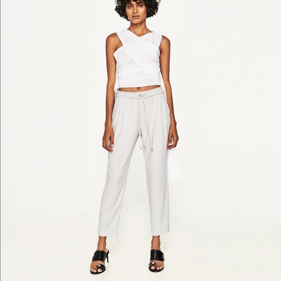 Zara drawstring trousers - Picture 1 of 1